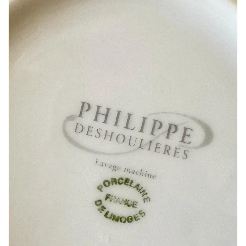 Philippe Deshoulières Seychelles Appetizer plates | Set of 5 | Limoges